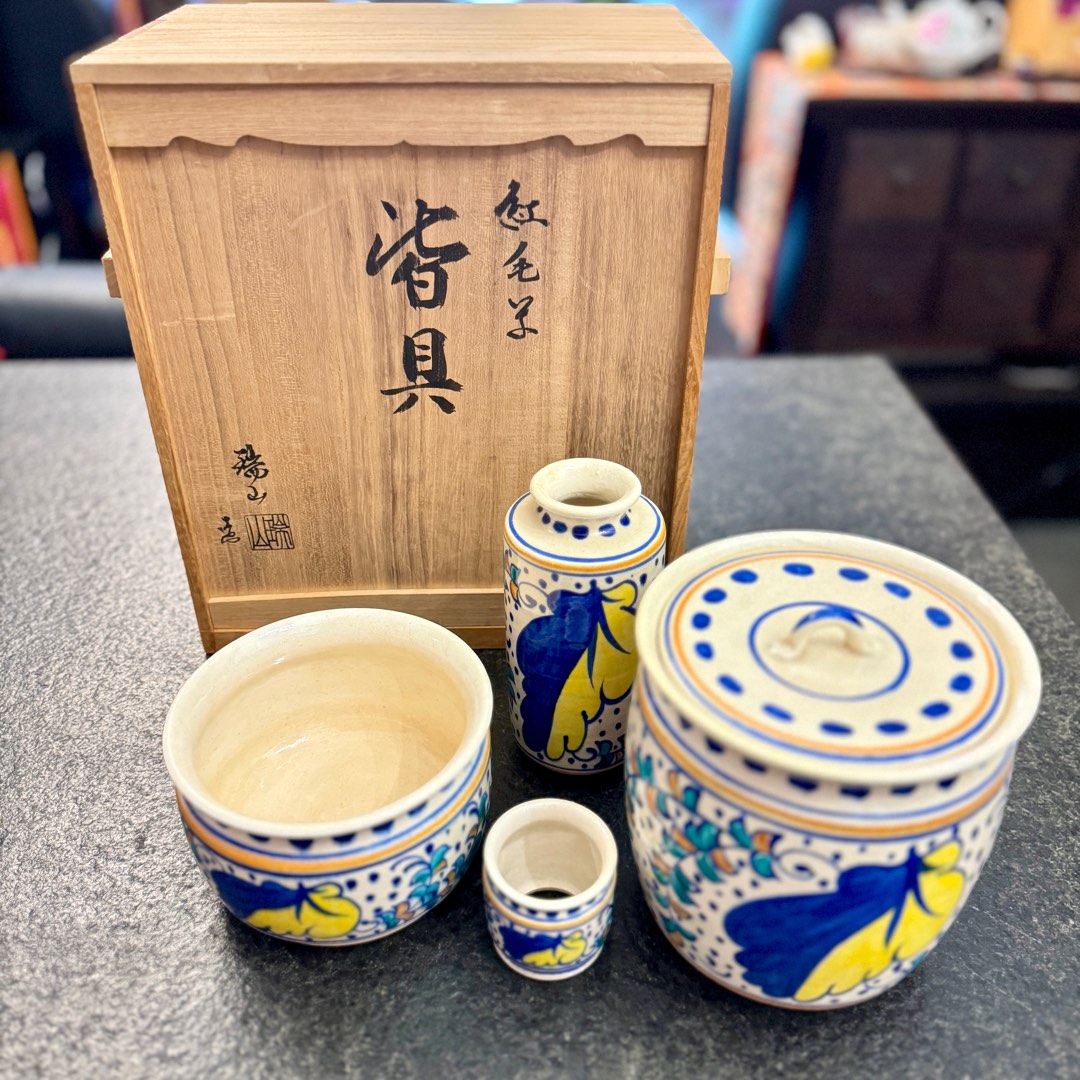 煎茶道具 茶巾筒 煎茶道具 茶巾 盆巾セット 寶山
