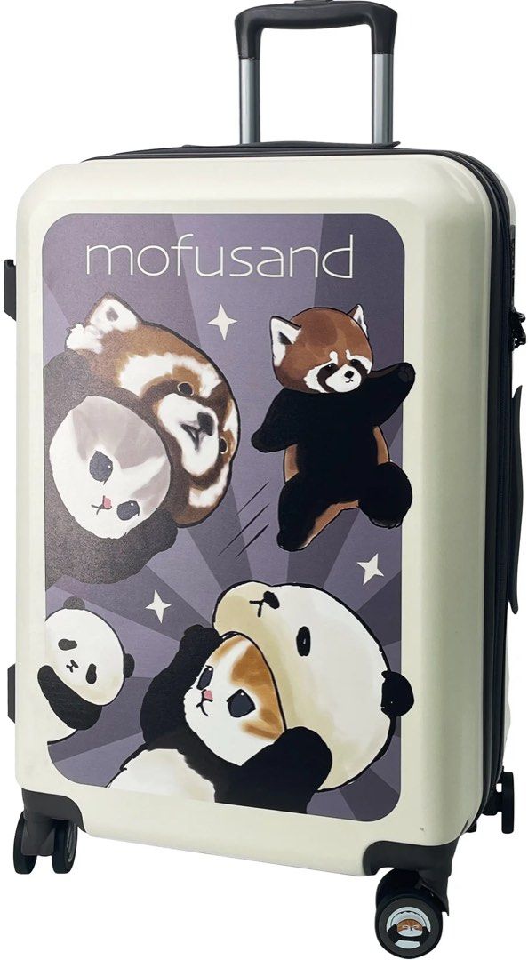20 / 24 / 28 寸mofusand鯊魚貓熊貓四輪拉桿喼行李箱旅行箱, 興趣及