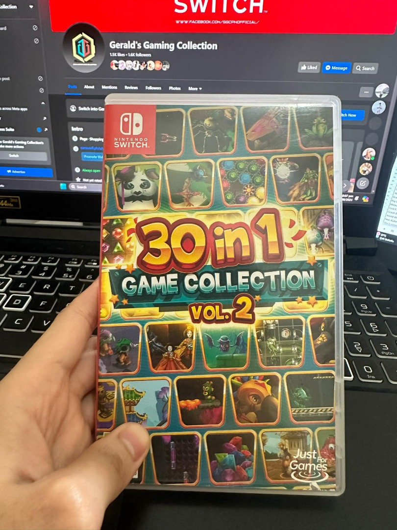 30 in 1 Game Collection Vol. 2 Nintendo Switch, Video Gaming, Video
