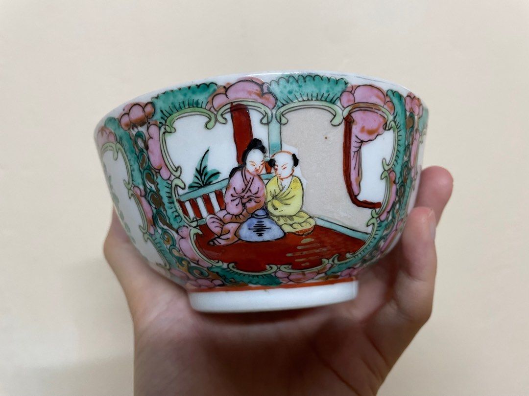乾隆年制廣彩瓷碗古董, 興趣及遊戲, 收藏品及紀念品, 古董收藏- Carousell