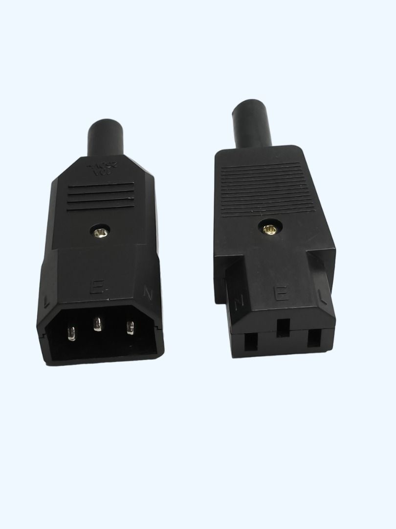 AC POWER INLINE ADAPTER PLUG SOCKET 3-PIN C14-M C13-F 250V 10A PANEL MOUNT (Category: Electrical, Adaptors & Sockets) located in Quezon City. Submitted by besteinpc (Listing ID 1327939747, Image 3). Description: AC POWER INLINE ADAPTER PLUG SOCKET 3-PIN C14-M C13-F 250V 10A PANEL MOUNT FEATURES: VARIATION: 👉a. C14-MALE ONLY 👉b. C13-FEMALE ONLY 👉c. 1-PAIR M+F 👉Rated Power: AC 250V 10A; 👉Model: IEC320 C14 C13 👉Connector Standard:IEC320 C14 Ma