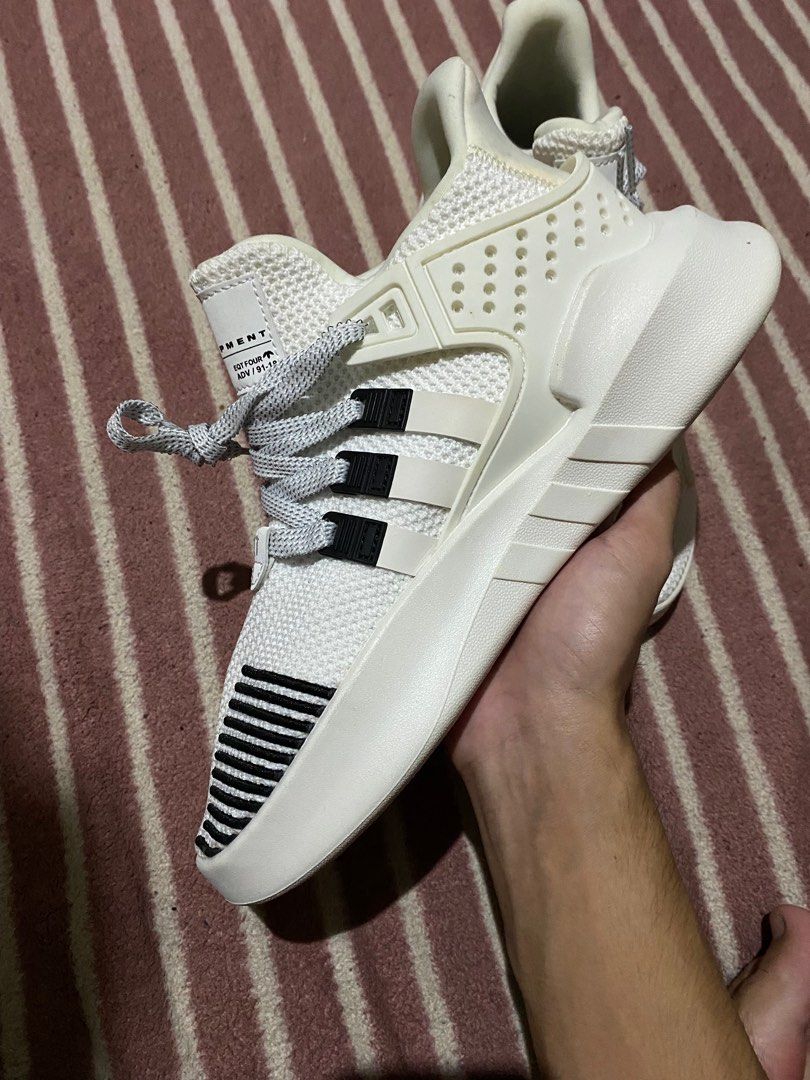 Adidas EQT cloud white Men s Fashion Footwear Sneakers on Carousell