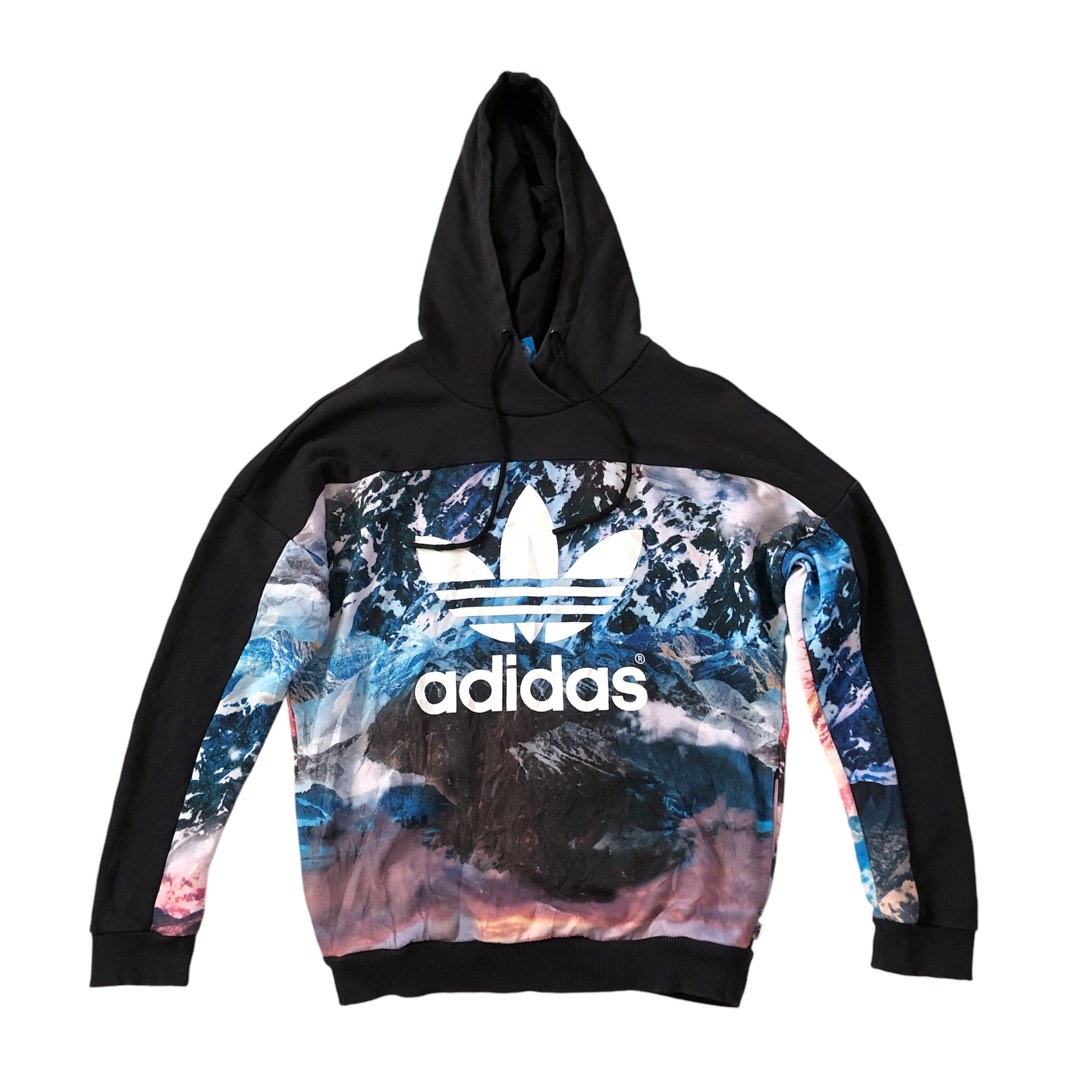 Adidas mountain graphic hoodie deals