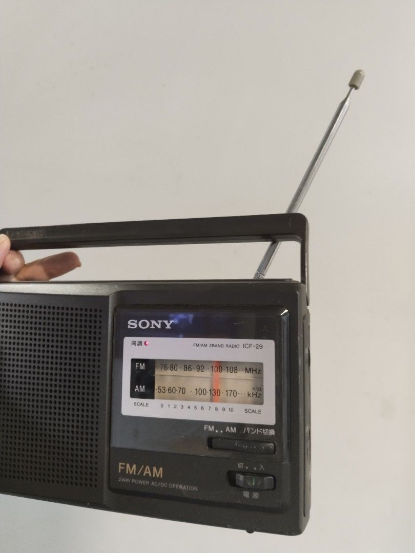 SONY FM/AM 2バンド 旨し クロックラジオ中古