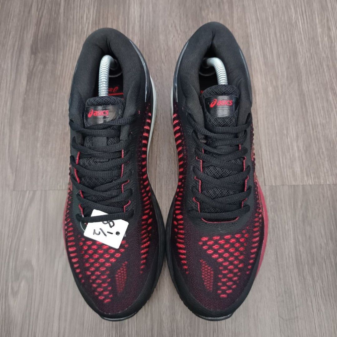 Asics Gel Kayano 25 Black Red 8.5UK 27.5CM RM 150 new item Men s Fashion Footwear Sneakers on Carousell