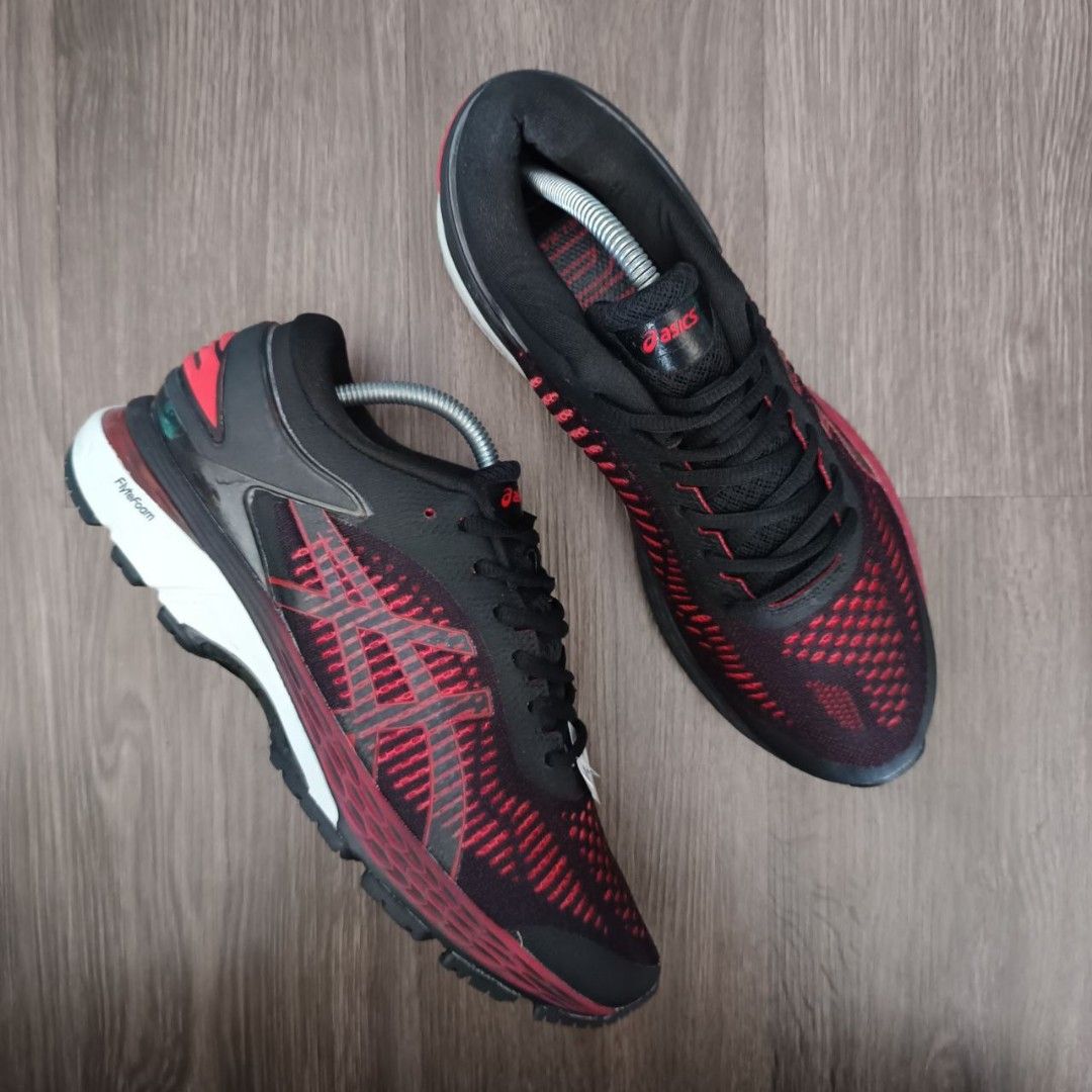 Asics Gel Kayano 25 Black Red 8.5UK 27.5CM RM 150 new item Men s Fashion Footwear Sneakers on Carousell