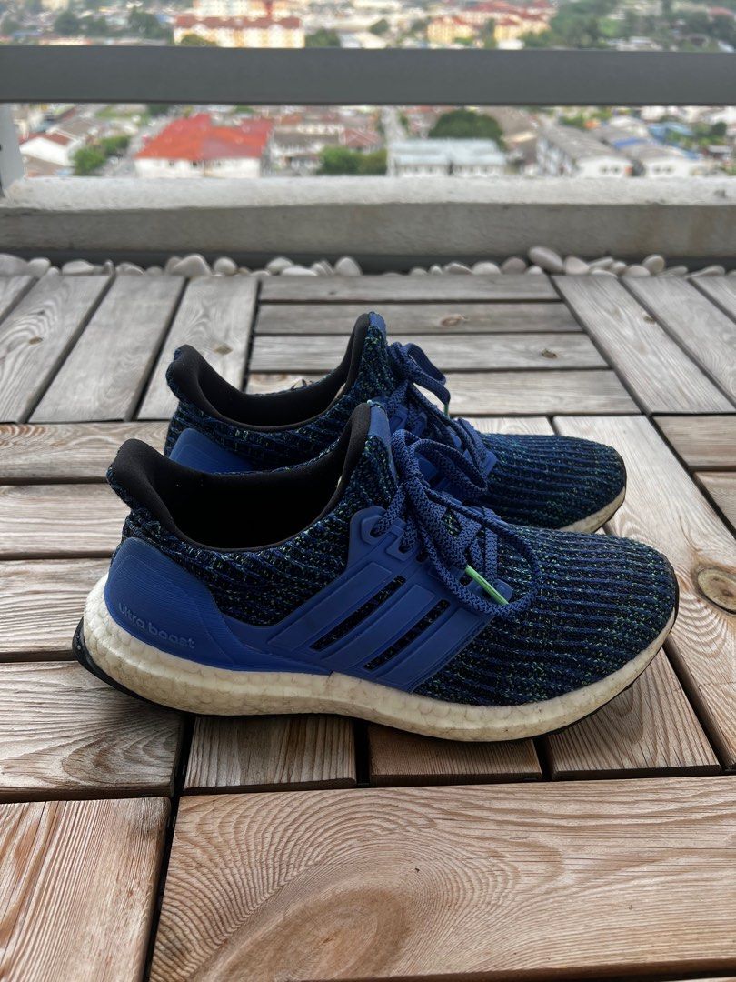 Authentic Adidas Ultraboost 4.0 Hi Res Blue 22.5cm