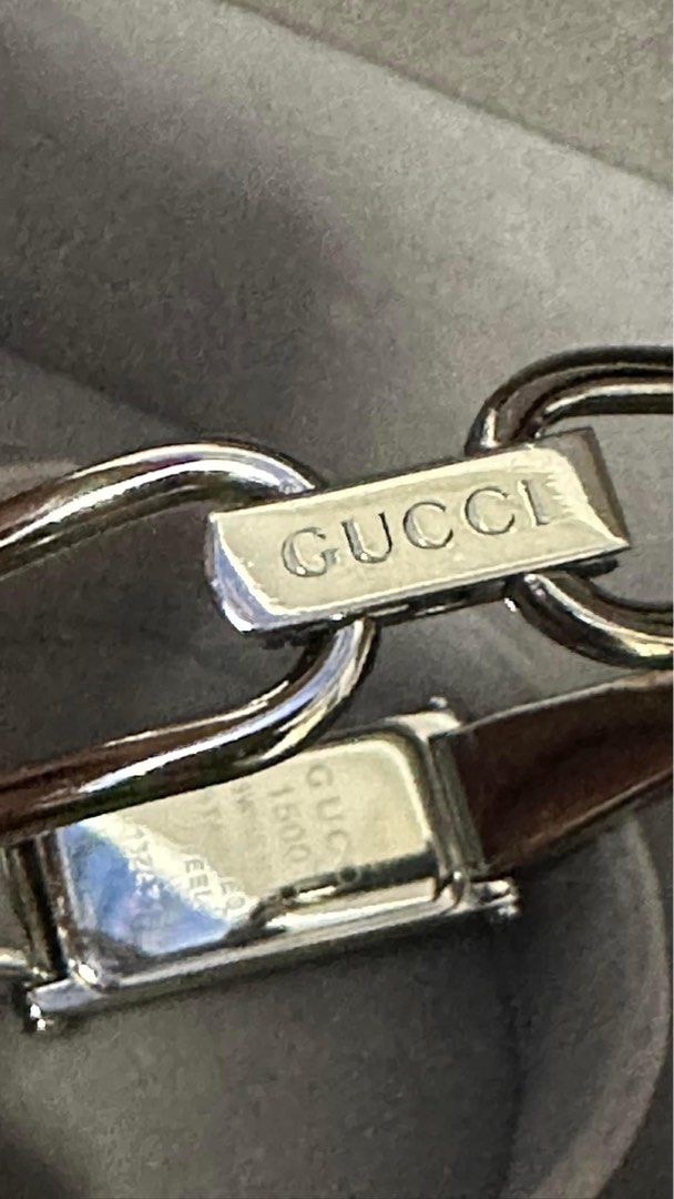 Authentic Gucci (Category: Luxury Watches) located in Manila. Submitted by chloe_luxuries (Listing ID 1328061937, Image 3). Description: Guaranteed original Gucci 1500L Quarts Still in very good working condition Fits in medium size 7”wrist Comes with box Pm for more details.