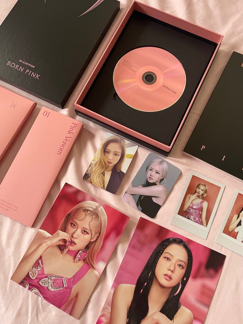 Blackpink Born Pink Album (Category: K-Wave Merchandise) located in Rizal. Submitted by camiela (Listing ID 1327959111, Image 3). Description: Blackpink Born Pink Album in Black Like new! No flaws cause it was just displayed Complete inclusions except for the sticker. Poster included! (first and last pic) rfs: i’m not collecting their merch anymore 🥹.