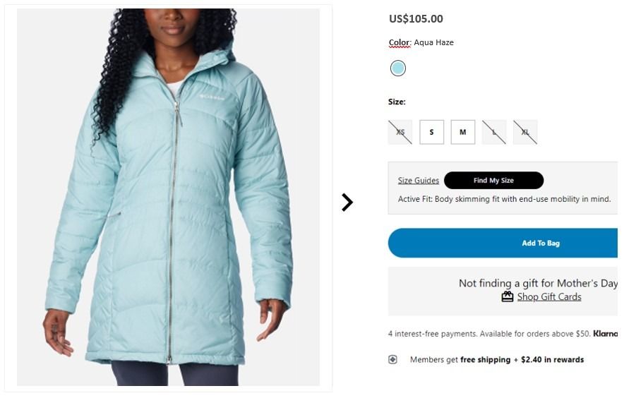 Columbia women's mighty lite hooded jacket plus size store