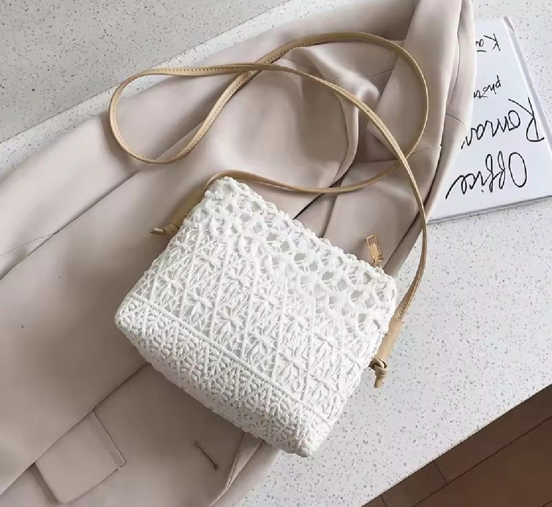 Knitted sling bag new arrivals