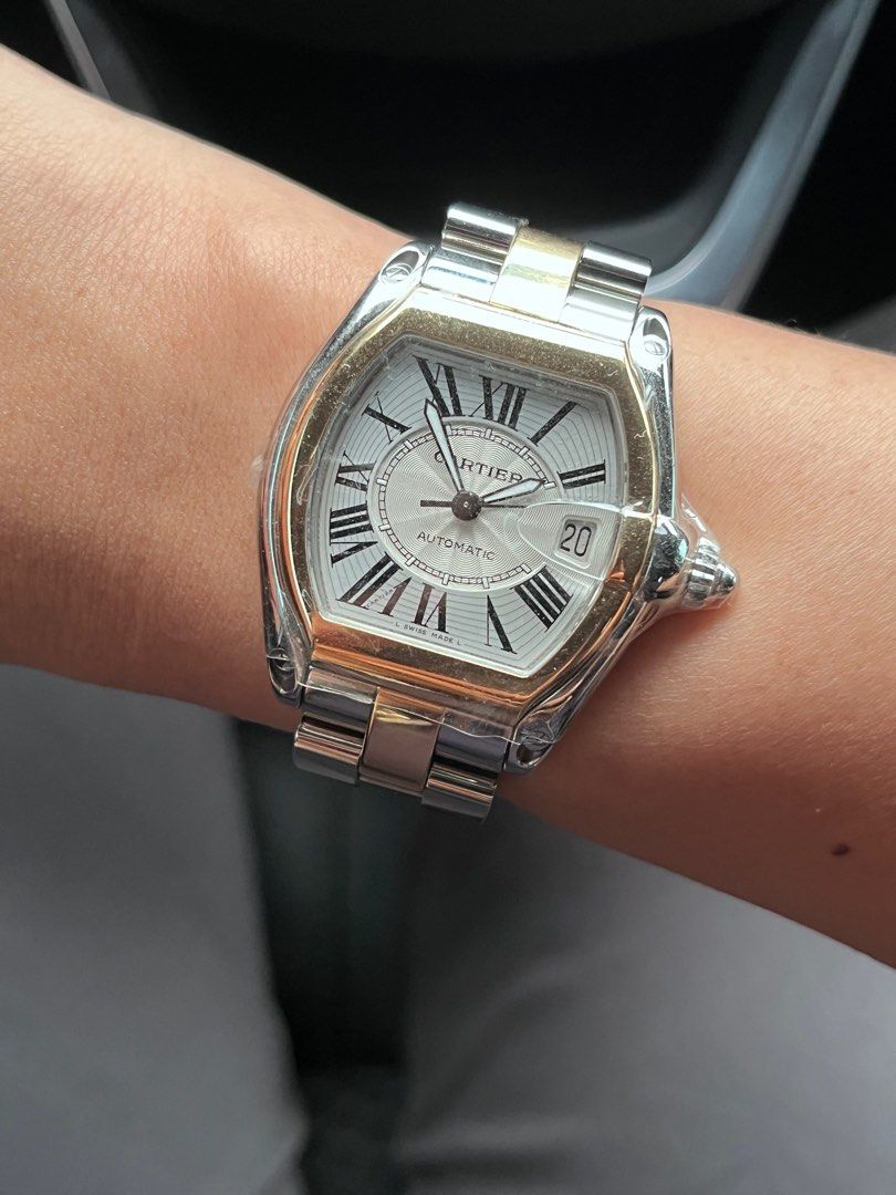 Cartier Roadster LM Two Tone Luxury Watches on Carousell