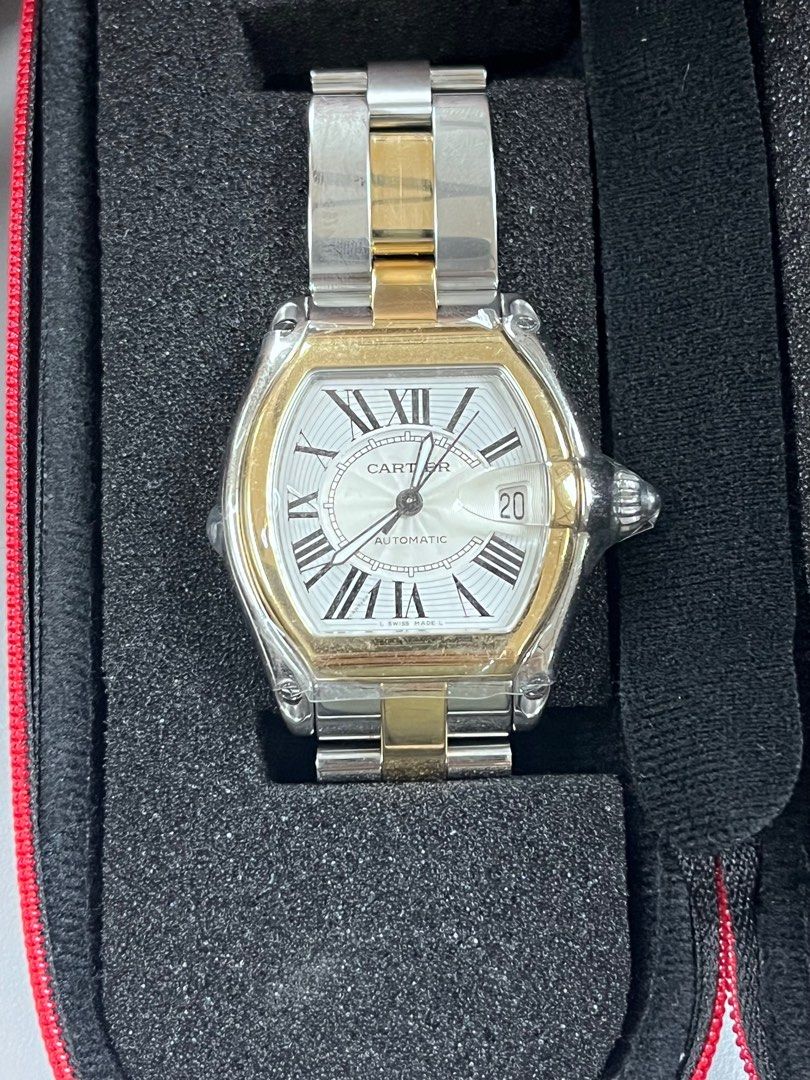 Cartier Roadster LM Two Tone Luxury Watches on Carousell