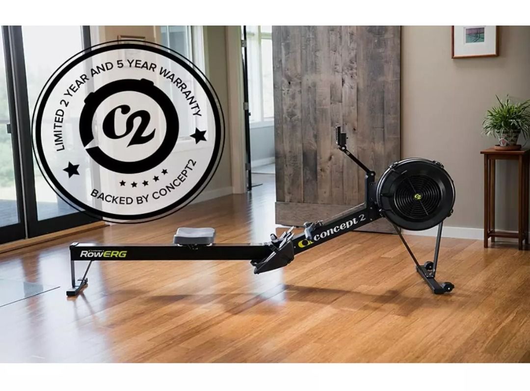 Concept2 RowErg Model D Indoor Rowing Machine with PM5 (Category: Other Sports Equipment) located in Toronto. Submitted by gerald_1 (Listing ID 1328056979, Image 3). Description: Included from Concept2. - Damper levels 1-10. - Air-resistance flywheel responds to every stroke. - Save workouts to a USB flash drive (not included). - Easy on your eyes with backlit LCD display..