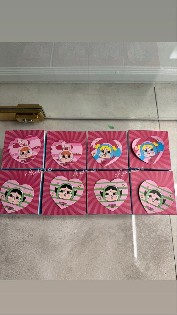 CRYBABY X PPG VINYL FACE (Category: Designer & Blind Box Toys) located in Taguig. Submitted by aaustriaaa (Listing ID 1327969586, Image 1). Description: CRYBABYx PPG ( ONHAND) PLUSH PENDANT -1300 ( OPENED BOX, sealed foil) BLIND BOX -1500 SEALED SET - 8000 ❌NO TO JOY MINERS & SCAMMERS❌ .