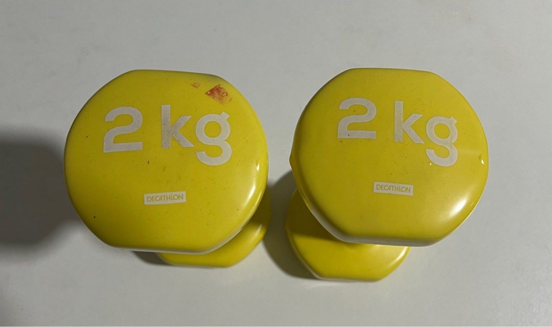 DECATHLON DUMBBELLS, Sports Equipment, Exercise Fitness