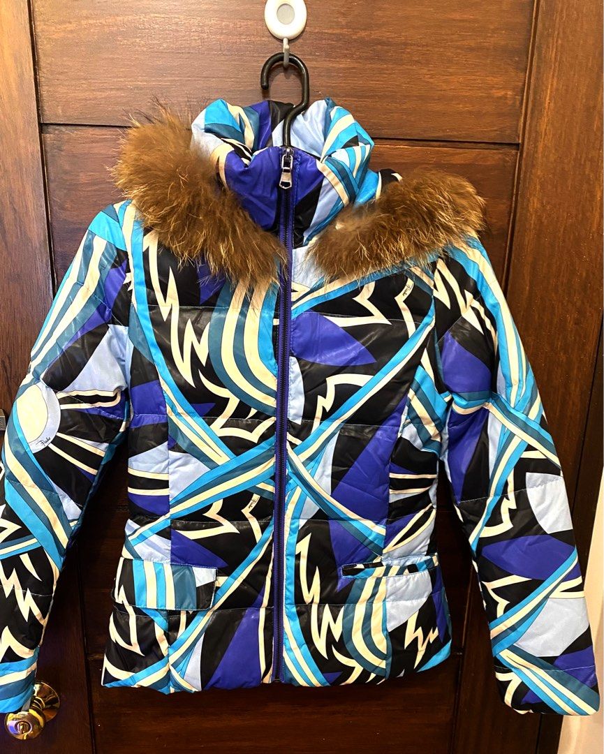 Pucci puffer coat outlet