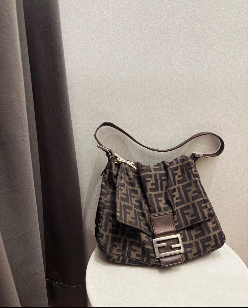 Vintage fendi zucca baguette on sale