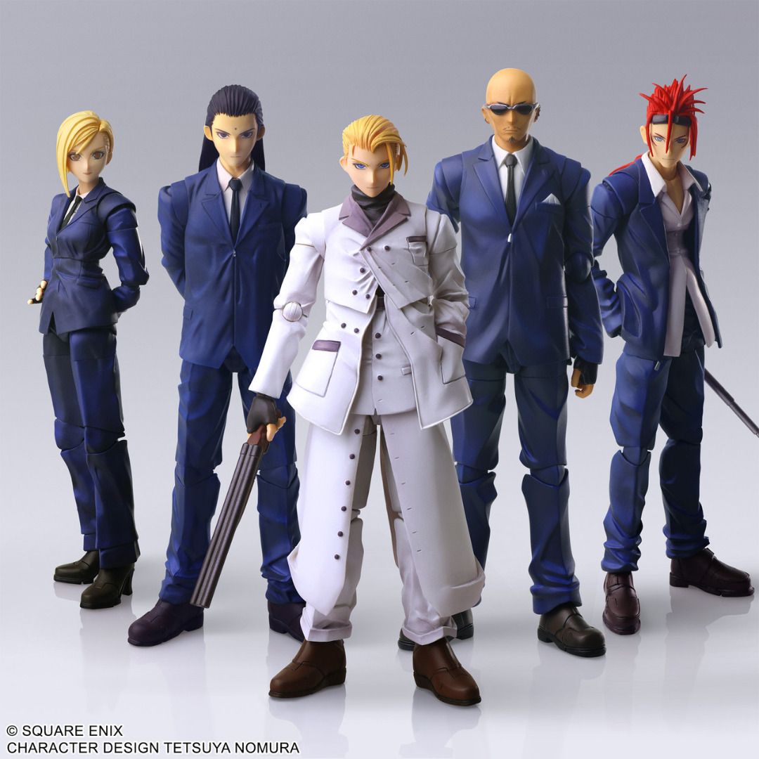 Final Fantasy VII Bring Arts Action Figure - Reno / Elena / Rude ...