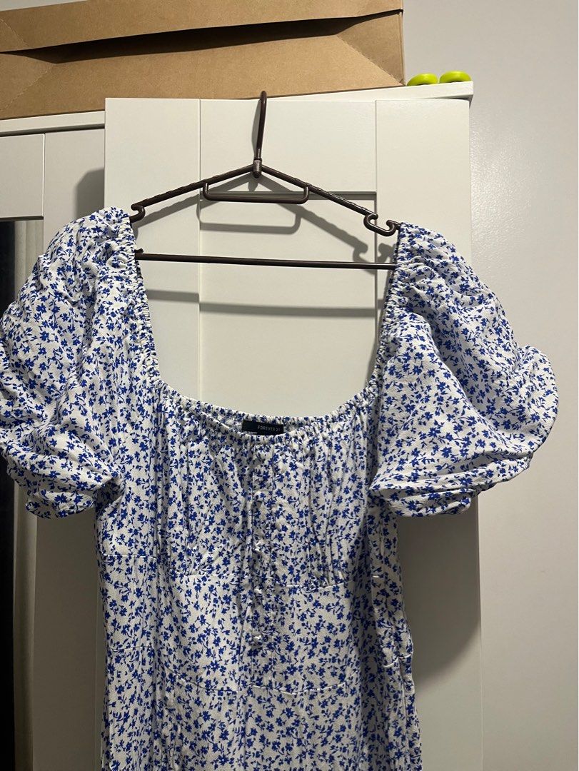 Forever 21 Off Shoulder Midi Dress (Category: Dresses) located in Quezon City. Submitted by findingthingzzz (Listing ID 1327997320, Image 3). Description: Used only once..
