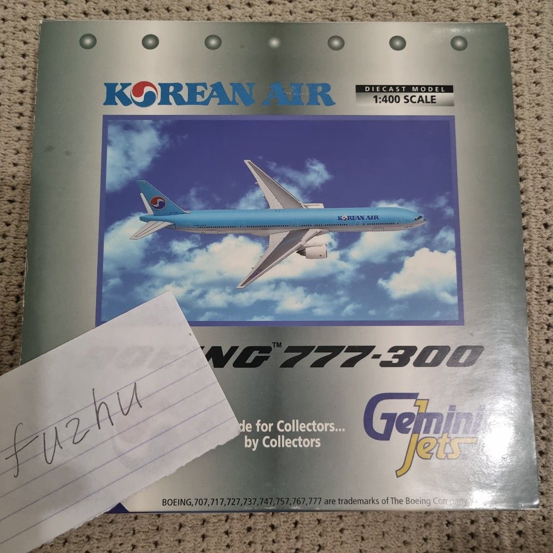 Gemini Jets 1:400 Korean Air B773 HL7533, Hobbies & Toys