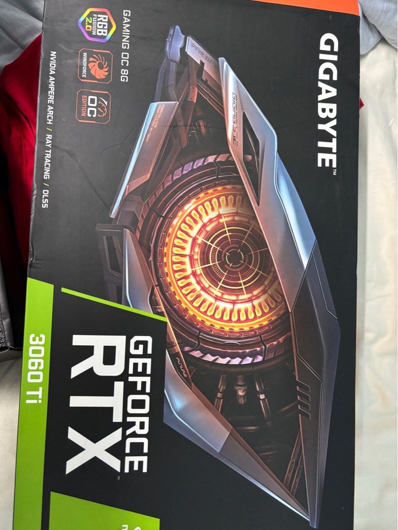 Gigabyte GeForce RTX 3060 Ti Eagle OC 8GB GDDR6 Graphic Card - (GV ...