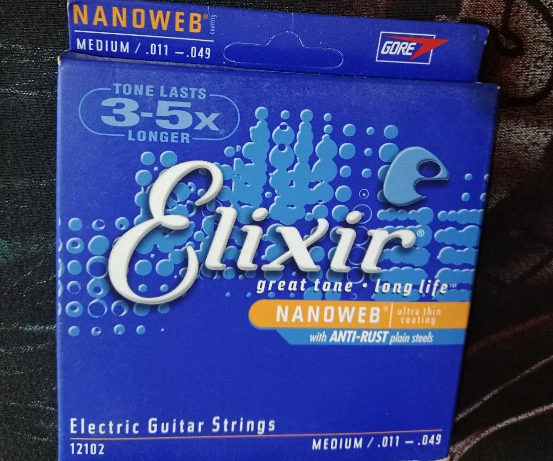 Guitar Strings - Original Elixir (Category: Musical Instruments) located in Silang. Submitted by diamonddar34178 (Listing ID 1327920492, Image 1). Description: Brand new old stock.