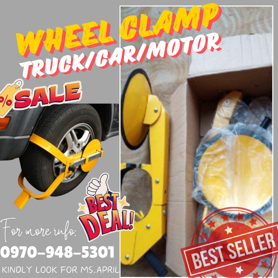 Heavy-duty anti-theft wheel clamps steel tire lock durable, Commercial ...