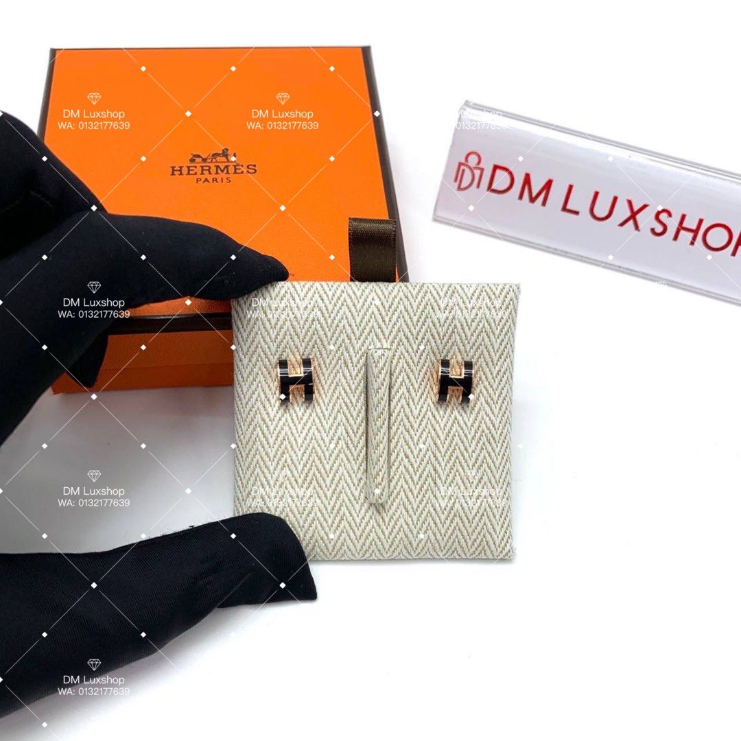 Ceinture Hermès Noire Epsom Pop H 15 Taille 75 - Neuf Avec Boîte, Boucle Rose Gold