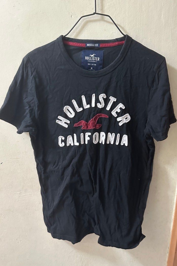 Hollister Muscle Fit Tee Men s Fashion Tops Sets Tshirts Polo Shirts on Carousell