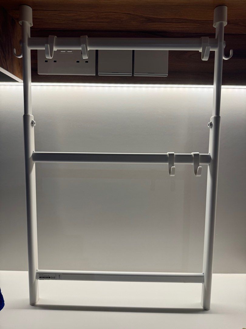 Sunnersta adjustable rack with hooks new arrivals
