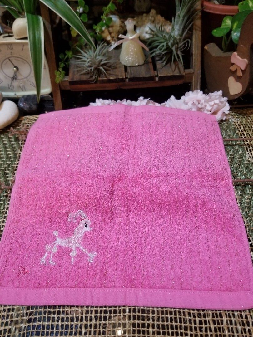 Japan Quality LuLu Guinness Poodle Hand towel made in Japan 25.5cmx25cm