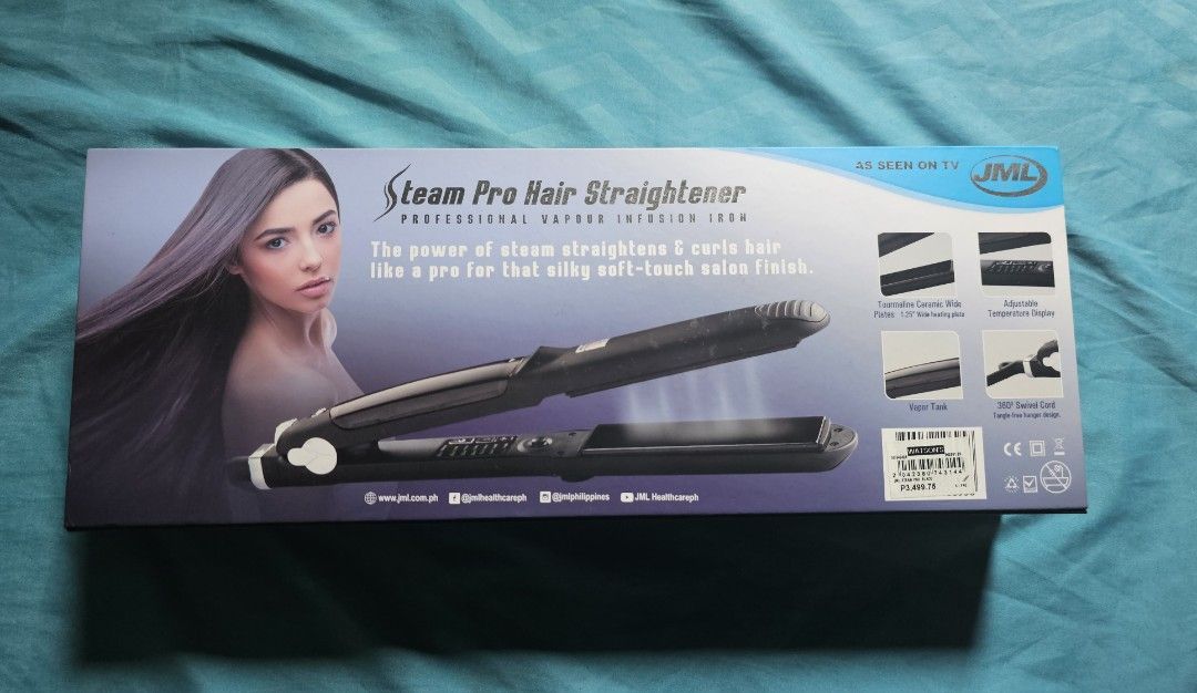 Jml steam pro hair straightener review discount