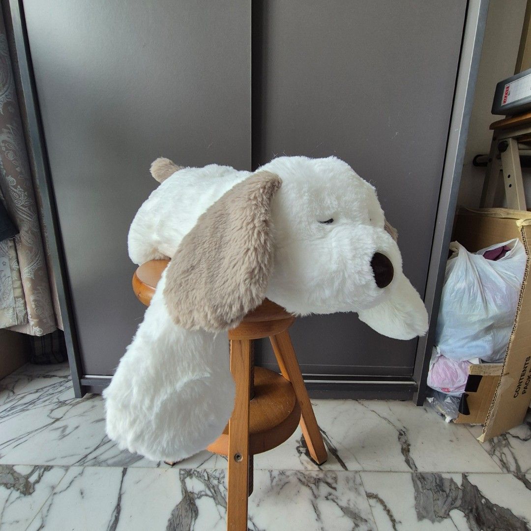 Jumbo dog plush on sale
