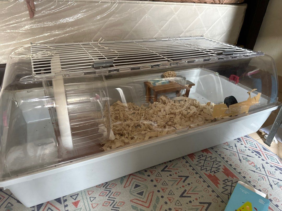 Living World 62002 Zoo Zone L Rabbit Habitat Guinea Pig Cage Small