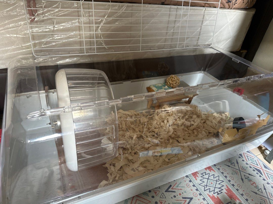 Living World 62002 Zoo Zone L Rabbit Habitat Guinea Pig Cage Small