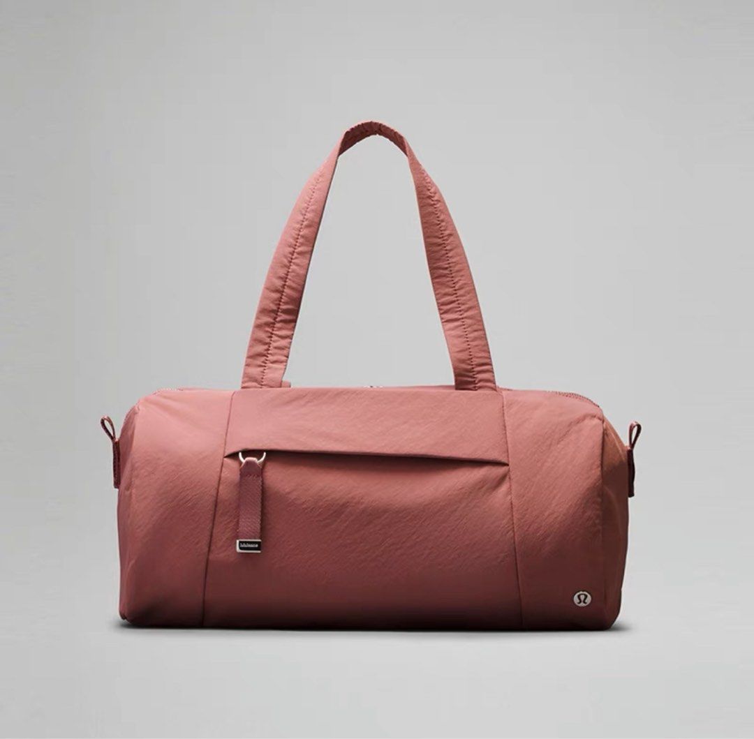 Lululemon On My Level Duffle Bag 16L Spiced Chai Pink Women s Fashion Bags Wallets Shoulder Bags on Carousell