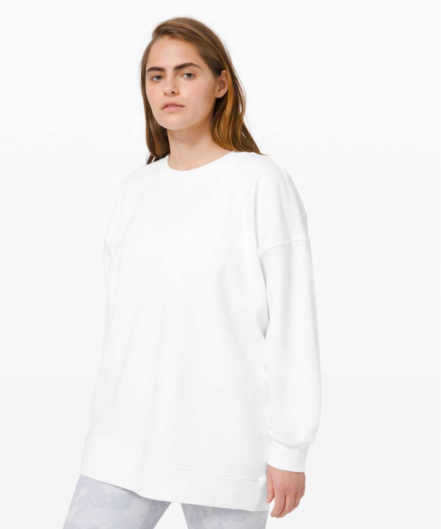Lululemon white sweatshirt shop