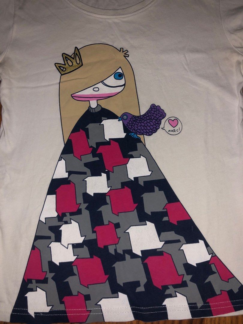 Sale $10 <Marc by Marc Jacobs> Women Graphic T-shirt L (snug fits