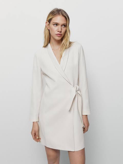 Massimo dutti blazer dress top