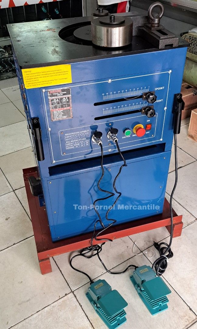MEIHO 32mm REBAR BENDER with CUTTER (Category: Construction Tools & Equipment) located in Manila. Submitted by tonpornel (Listing ID 1327920943, Image 2). Description: MEIHO 32mm REBAR BENDER with CUTTER Ton-Pornel Mercantile • We supply Powertools, Hardware tools, Plumbing, Paints, Electrical and Construction materials • We offer Paint Mixing and Powertools Repair Visit us: 38 Marcos Highway Mayamot, Antipolo City https://maps.google.com/?cid=13