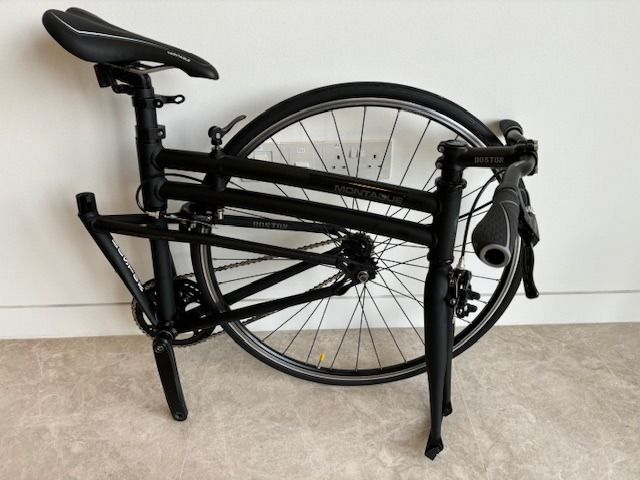 Montague folding bike standard size single speed with a spare tire Boston