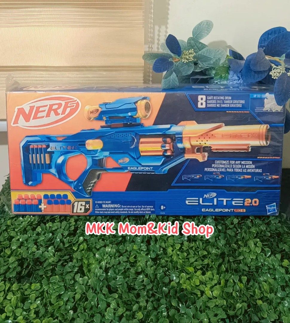 Nerf Gun Elite 2.0 Eagle Point (Category: Action & Battle Toys) located in Quezon City. Submitted by mhoniqvela04 (Listing ID 1327978302, Image 1). Description: Guaranteed Original💯 New with Box✅ Mall Pullout Toys✅ With free Bullets✅ 100% working✅.
