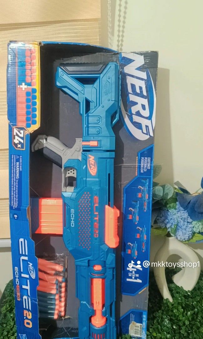 Nerf Gun Elite 2.0 Eagle Point (Category: Action & Battle Toys) located in Quezon City. Submitted by mhoniqvela04 (Listing ID 1327978302, Image 2). Description: Guaranteed Original💯 New with Box✅ Mall Pullout Toys✅ With free Bullets✅ 100% working✅.