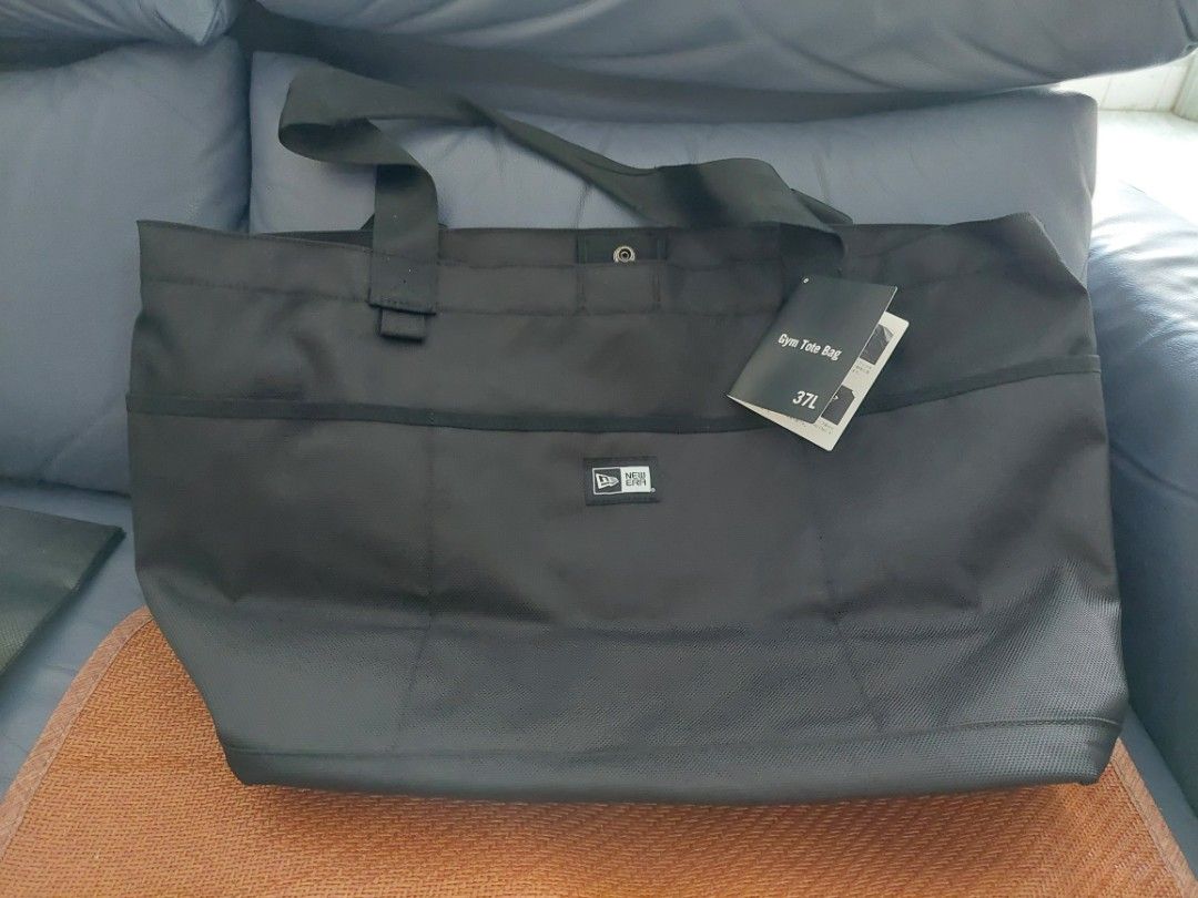 [New Era]★GYM TOTE BAG New Era Cap Black Gym Tote