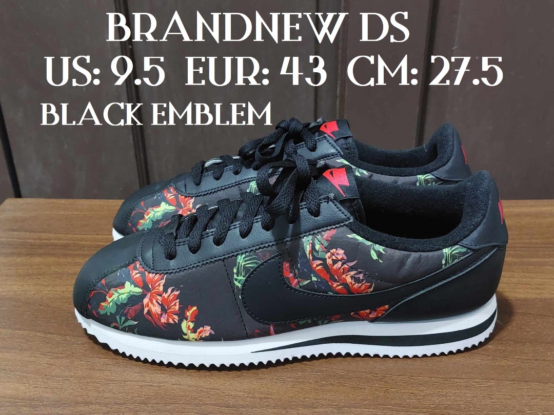 Nike cortez black floral online