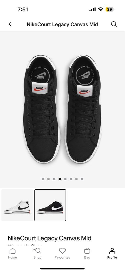 Nike Court Legacy Canvas Mid Women s Fashion Footwear Sneakers on Carousell