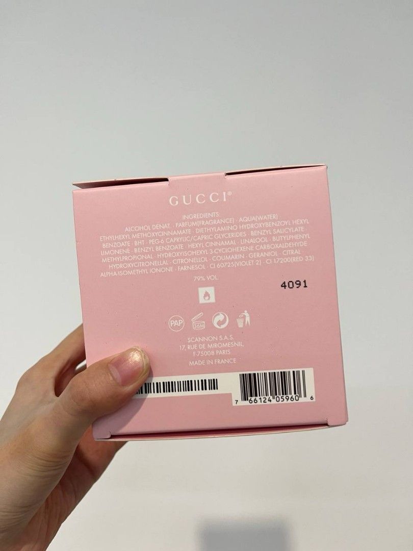 Gucci perfume pink box online