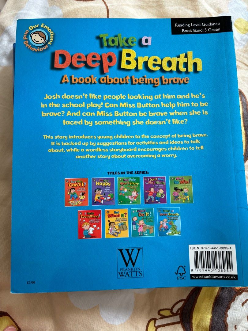 Our emotions and behaviors幼兒英文情緒教育書, 興趣及遊戲, 書本& 文具, 兒童書籍- Carousell