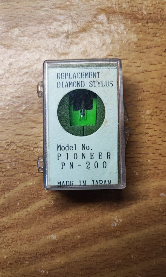 Pioneer PN 200 record player replacement stylus (Category: Other Audio Equipment) located in Las Pinas. Submitted by coreenb (Listing ID 1327914612, Image 1). Description: Bought off Marketplace but apparently not fit for my Technics cartridge. Never been used. Replacement stylus only. No cartridge included..